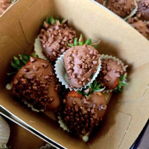 Chocolade aardbeien - KitKat